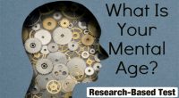 Find out what your mental age is, using this quiz based on scientific research. 